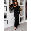 154544 1 cerne elegantni dlouhe saty jarelia s dlouhym rukavem