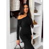 154544 3 cerne elegantni dlouhe saty jarelia s dlouhym rukavem