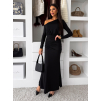 154544 2 cerne elegantni dlouhe saty jarelia s dlouhym rukavem