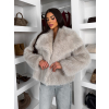154577 4 kremovy faux fur kozesinovy kabatek auralie s limcem