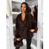 154598 3 tmave hnedy luxusni flausovy kabat briena s kozesinkou