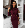 154607 4 vinovy dvojdilny elegantni dlouhy komplet jorela se sukni