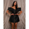 154673 3 cerne luxusni koktejlove tvarujici kratke saty fiorelle