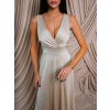 154649 1 zlate satenove spolecenske saty ezmira s vystrihem