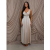 154649 zlate satenove spolecenske saty ezmira s vystrihem