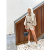26721 3 bezovy dvoudilny kratky komplet sadie na knofliky