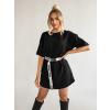 27486 2 cerne delsi oversize triko saty soren s kratkym rukavem
