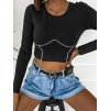 28455 1 cerny crop top contour s dlouhym rukavem