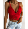 28797 1 cerveny krajkovy crop top timer na raminka
