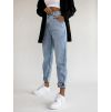 Světle modré džíny DELICIOUS s vysokým pasem (Veľkosť L)
