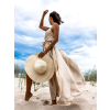 29550 16 bezove elegantni dlouhe saty fairytale