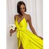 Žlté elegantné dlhé šaty FAIRYTALE