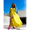 Žlté elegantné dlhé šaty FAIRYTALE