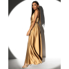 Zlaté elegantné dlhé šaty FAIRYTALE