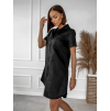 29670 cerne kosilove saty artless s kratkym rukavem