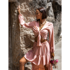 31560 7 staroruzovy dvoudilny komplet gianna s volanky