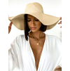 Krémový veľký slamený klobúk REESE