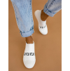 Bílé slip-on tenisky MIRAGE (Veľkosť 36)