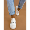 Bílé slip-on tenisky MIRAGE (Veľkosť 36)