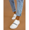 Bílé slip-on tenisky MIRAGE (Veľkosť 36)