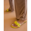 Žlté šľapky SUNRISE s transparentným pásikom