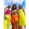 31815 1 neon zeleny dvoudilny komplet still s vazanim