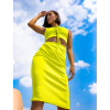 31815 9 neon zeleny dvoudilny komplet still s vazanim