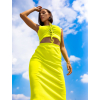 31815 14 neon zeleny dvoudilny komplet still s vazanim