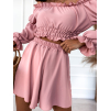 31023 4 staroruzovy elegantni kratky komplet romantic