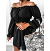 31026 2 cerny elegantni kratky komplet romantic