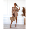 31029 3 hnedy elegantni kratky komplet romantic