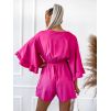 31056 4 tmave ruzovy kratky overal alise s volnymi rukavy