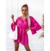 31056 8 tmave ruzovy kratky overal alise s volnymi rukavy