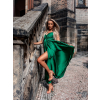 Tmavozelené elegantní dlouhé šaty FAIRYTALE