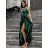 Smaragdové elegantné dlhé šaty FAIRYTALE