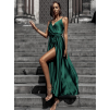 30702 7 smaragdove elegantni dlouhe saty fairytale