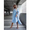 32466 6 svetle modre kosilove oversize saty over s kapsami