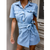 32823 3 modre denim saty backie na knofliky