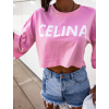 33000 2 ruzove oversize crop triko celina s potiskem