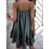 31536 7 khaki volankove saty glassy volneho strihu