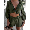 33207 1 khaki kratky dvoudilny komplet away s vazanim
