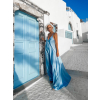34725 10 svetle modre dlouhe leskle saty hayley