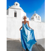 34725 15 svetle modre dlouhe leskle saty hayley