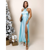 32436 5 svetle modre dlouhe leskle saty theresa s rozparkem