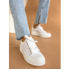 Biele plátené tenisky IMPLORE