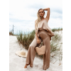 33436 3 bezovy dlouhy dvoudilny leskly komplet pure