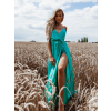 Tyrkysové elegantné dlhé šaty FAIRYTALE