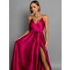 Malinové elegantné dlhé šaty FAIRYTALE