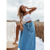 32160 modra dlouha sukne denise s rozparkem