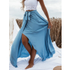 32160 4 modra dlouha sukne denise s rozparkem